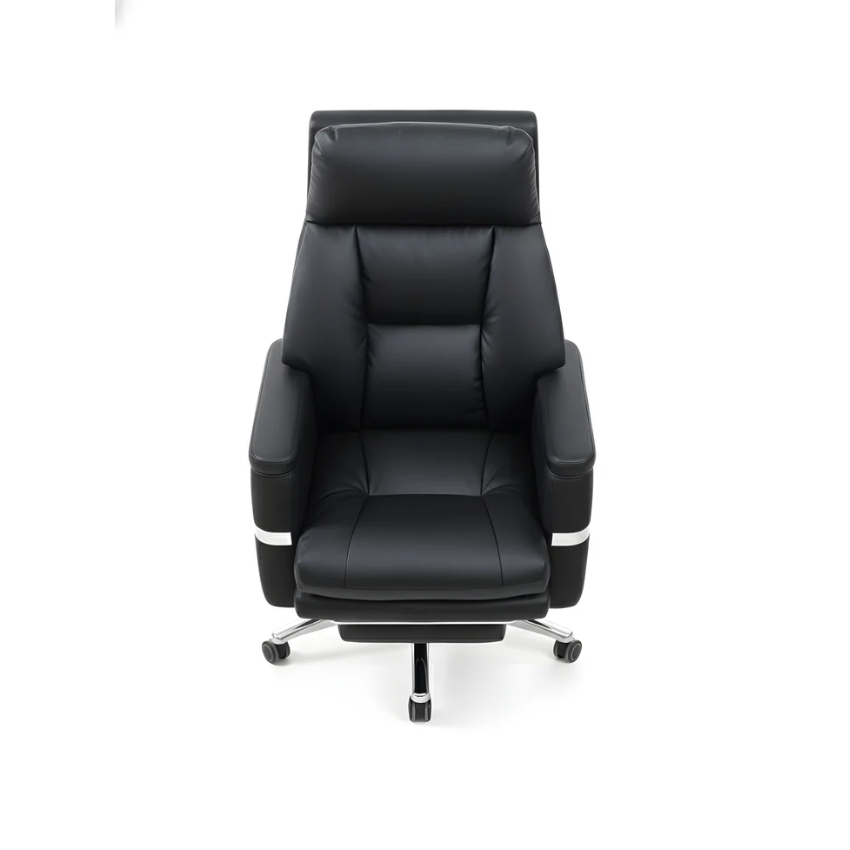 Ghế giám đốc màu đen ngả lưng thư giãn kèm gác chân: SG - 3806 - $hienthicat